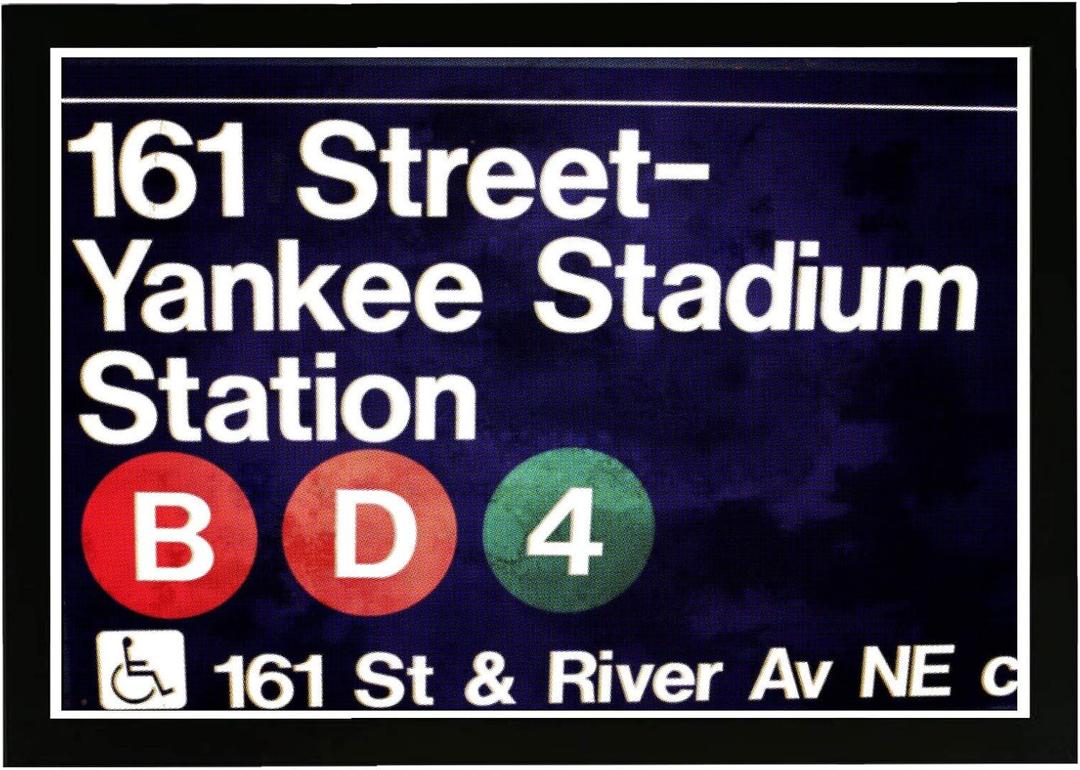 Architecture and Buildings Framed Wall Art Prints 'Yankee Stadium'