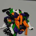 Halloween Balloon Arch Kit,20 cs Orange Black Green Purple Balloon Garland with 3D Bat Stickers,Pumpkin,Witch Hat,Spider,Ghost,Eyeball Foil Balloons for Halloween Spooky Birthday Party Decorations