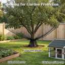 50 x 50 FT Bird Netting,1" Mesh Garden Netting, 100PCS Zip Ties