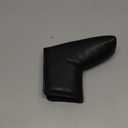 Golf Club Covers  Blackout Leather Driver Headcover, Fairway Wood, 3 Wood, Hybrid, Fits Mallet Blade Putter Head Covers Alignment Stick Cover