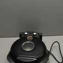 CULINARY CHEF Electric Pizza Oven with Ceramic Stone, Viewing Window, Adjustable Heat Control, Timer and 1200W Baking Power, DIY Homemade Pizzeria, Large 12 Pie Capacity (Black)