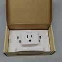 Timer Outlet Plug, 15A/1500W Remote Control Outlet, 500ft Range Wireless Remote Light Switch, Timer Switch for Lights, Anti-Surge 4000V, for Household Appliances (3 Outlets + 1 Remote)