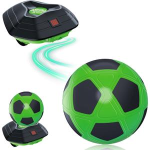 Soccer Robot, Indoor Soccer Game with Soccer Tracker & Speed Model for Kids | Indoor Soccer Training Equipment, Soccer Toys for Kids 3+ Years Old, Xmas Gift, Green