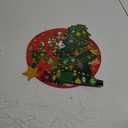 Christmas Cupcake Stand 3 Tier Christmas Dessert Stand Holder with 24 Pcs Cupcake Toppers Xmas Cake Tower Tray Cardboard Pastry Serving Tray Stand for Xmas New Year Party Decoration Supplies