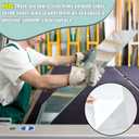 Polycarbonate Clear Plastic Sheet 1 Pcs 16" x 96" Flexible Plastic Sheet Panels with UV Coating on Both Sides for Crafts DIY Window Replacement Panes