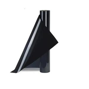 PACTIV 1pcs Black PU Heat Transfer Vinyl Bundle 75 inches length HTV Vinyl Rolls, Perfect Iron On Vinyl for Cricut & Cameo Easy to Cut Easy to Weed Heat Transfer Vinyl