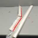 Door Draft Stopper, Strong Adhesive Door Sweep for Exterior and Interior Doors, 39 Length Cuttable Under Door Seal. (White, 2 Pack)