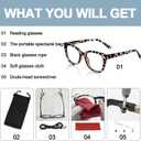 OCCI CHIARI Stylish Reading Glasses for Women Small Frame Readers (Grey)