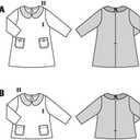 Burda Style X09262BURDA Children's Dress Sewing Pattern Packet, Design Code B9262, Sizes 3-8 (98-128)