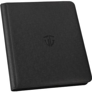 Toploader Binder,Holds 216 Toploaders,9 Pocket Top Loader Binder with Sleeves for 3"x4" Rigid Toploaders Hard Cases,Top loader Binders for TCG, MTG Card Binder, Trading Cards Binder(Black)