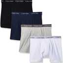 Calvin Klein boys Performance Boxer Brief Underwear 2-pack L