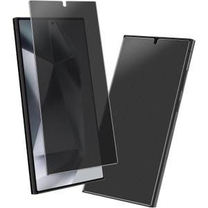 LYWHL 2 Pack for Samsung Galaxy S24 Ultra Matte Privacy Screen Protector [100% Support Fingerprint Unlock], Anti-Spy Anti-Glare Anti-Scratch Sensitive Touch Full Adhesive Durable Flexible Film (Multi-Coloured)