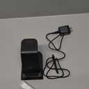 Wireless Charger for Samsung Charging Station with Clock for Samsung Galaxy S25 Ultra/S24 Ultra/Z Flip 7/Z Fold6/Bud, 3 in 1 Android Charging Station, Watch Charger for Samsung Galaxy Watch 8/7/6/5Pro (Black)