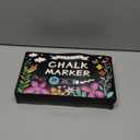 Window Chalk Markers for Glass Washable, 20 Colors Jumbo Liquid Chalk Marker with 10mm 3 in 1 Nib Thick Wide Tips, Big Chalkboard Markers, Car Paint Pen for Auto, Bistro, Mirror, Poster, Blackboards