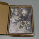 Floral Wall Art, Blue and White Flower Canvas Print, Vintage Jar Still Life Floating Framed Artwork, Rustic Farmhouse Decor for Living Room Bedroom 8x10 Ready to Hang