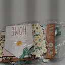 Bucherry 16 Pcs Spring Daisy Tiered Tray Decor Set Farmhouse Daisy Flower Wooden Sign Rustic Spring Table Centerpieces Floral Tiered Tray Decorations for Home Kitchen Shelf Tabletop