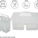 Bath Bliss 2 in 1 Portable, Bathroom Shower Caddy for Shampoo, Conditioner, Soap, and Cosmetics, in Bath Tote