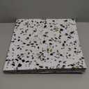 20-Pack 20 Sq.Ft Peel and Stick Floor Tiles Vinyl Matte Pattern Flooring, 12 x 12 Self Adhesive Vinyl Flooring DIY for Kitchen, Bathroom, Laundry, White Terrazzo Marble