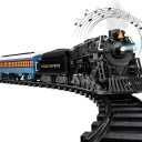 Lionel Battery-Operated The Polar Express Toy Train Set with Bluetooth, Locomotive, Train Cars, & Track with Authentic Train Sounds, Lights, & Water Vapor Smoke Effects for Kids 4+