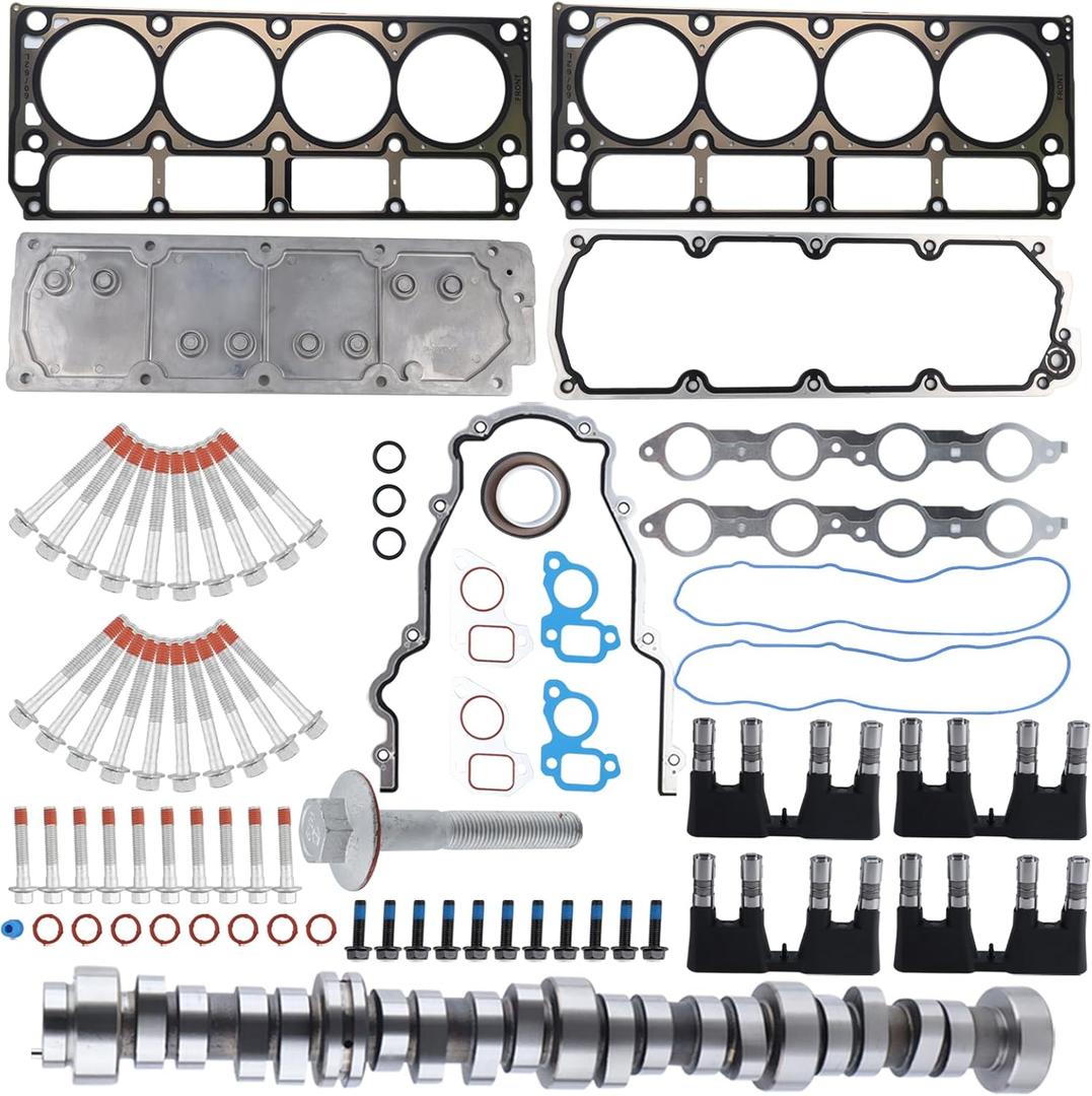 vks DOD/AFM Disabled Kit With Camshaft Lifters for 2007 2008 2009 2010 2011 2012 2013 Chevrolet Avalanche Silverado Tahoe, GMC Yukon Sierra 5.3L Truck/SUV Engines