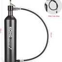 Tubeless Tire Inflator 1.1L- Tubeless Bike Pump Max160 Psi - Tubeless Booster Compatible with Presta Valves for Road, Mountain E-Bike