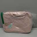 BAGSMART Large Toiletry Bag Travel Bag with Hanging Hook, Water-resistant Makeup Cosmetic Bag Travel Organizer for Accessories, Shampoo, Full Sized Container, Toiletries (Baby Pink)