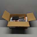 AC-DK 2500 lb ATV/UTV Winch Synthetic Rope Kits, 12V Winch with Wireless Remote for Off Road Trailer Boat RV Towing Winches, Winch with Mounting Plate and Wired Remote (Orange)