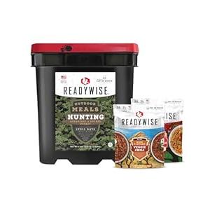 ReadyWise 3 Day Hunting Freeze-Dried Outdoor Meals, Grab-and-Go Bucket, 10.31 Oz