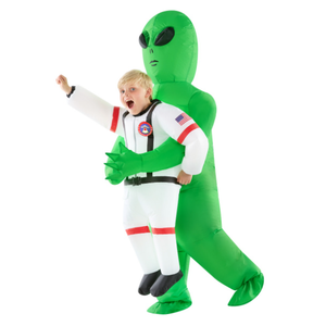Morph Kids Astronaut Inflatable Alien Costume, Blow Up Alien Outfit, Aliens Blow Up Costume Kids, Inflatable Costumes