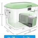 Megiu Car Refrigerator Portable 12V Fridge 19 Quart (18 Liter) 12 Volt Freezer Compressor Cooler 12V/24V DC 110240 V AC for Truck Van RV Camper SUV and Home Use -18~+15