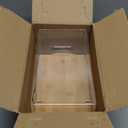 spospo Trash Bag Holder with Bamboo Lid, Stackable Trash Bag Dispenser, Extra Large Storage for Kitchen Laundry Room Under Sink (1Pack)