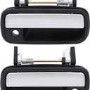 LUJUNTEC Exterior Door Handles,Front Door Handles Driver Left Passenger Right Side,Replacement for 1989-1995 for Toyota for 4Runner,2pcs Chrome Handles Replace