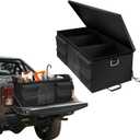 Mixsuper Truck Bed Organizer Fits Any Truck Size, Heavy Duty Truck Bed Storage With Straps For Groceries, Adjustable Trunk Organizer For Suv For Pickup, Convenient Accessories For Installation