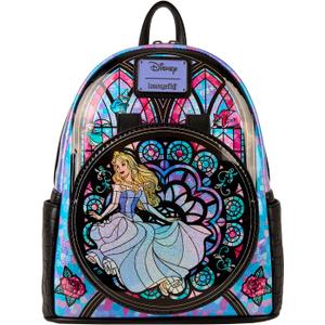 Loungefly Disney Princess Stained Glass: Sleeping Beauty Mini-Backpack, 