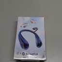 SWEETFULL Portable Neck Fan 360 Cooling Bladeless Personal Fan | No Hair Twisting - 4000mAh USB Rechargeable Wearable Fan for Travel, Birthday Gifts for Men, Women, Mom, and Dad (A1 Blue)