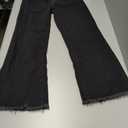 GORGLITTER Girl's Baggy Jeans Cute Wide Leg Denim Elastic High Waisted Pants Bottoms Trousers with Pockets (Black). 12 Years