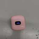 Wireless Earbuds Bluetooth 5.3 Headphones, 40Hrs Playback Stereo Ear Buds with LED Display Charging Case IPX7 Waterproof in-Ear Earphones with Mic for Phone Tablet Laptop Sports, Pink