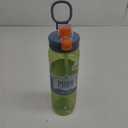 Manna Push Lightweight Water bottle 39 oz Green Transparent