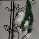 Metal Freestanding Christmas Stocking Holder with Snowman and 8 Non Slip Hooks String Christmas Stocking Holder Stand for Xmas Decorations Indoor Outdoor Fireplace