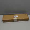 Buways Wall-Mounted Key and Mail Holder, Wooden Key Rack with 4 Double Key Hooks, Rustic Home Decor for Entryway (White)