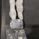 Crystal Ceiling Fan Fandelier with Lights-Ceiling Fans with Lights,50" Low Profile and Remote Control, Flush Mount, Reversible, Dimmable, Noiseless, Black Ceiling Fan for Bedroom