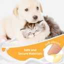 5Pack Kitten Bottle for Nursing Puppy Milk Kitten Bottles Feeding Kit Silicone Nipple for Newborn Pets Kittens, Puppy,Squirrel (Yellow)