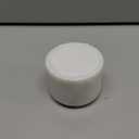 Marble Salt Cellar with Lid, Stone Salt or Pepper Bowl Box Container Jar Holder Well Keeper Dish Pig Crock (Solid White)