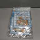 Hello Fall Decorations Tableware, 142 Pcs Blue Plaid Fall Pumpkin Decorations includes Pumpkin Plates and Napkins, Hello Fall Plates and Napkins for Harvest Blue Thanksgiving Decorations