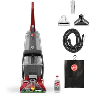 Hoover PowerScrub Deluxe Carpet Cleaner Machine, Deep Cleaning Carpet Shampooer Machine, SpinScrub Brushes, HeatForce Drying, Pet & Upholstery Tools, Pair with Hoover Carpet Cleaner Solution