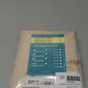 4 Pack 100% Egyptian Cotton Queen Pillow Protector with Hidden Zipper, 400 Thread Count Pillow Covers, Sateen Weave Cooling Bed Pillow Cases, Soft Breathable Non Noisy Easy Care (Beige)