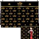 7x5FT VIP Photography Backdrop Red Carpet Event Backdrop for Star Catwalks Stage Photography Background Cine Film Show Booth Celebrity Activity Portrait Party Banner Wallpaper