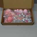 RoundFunny 26 Pcs Cowgirl Cake Decorations Cowgirl Cake Topper Disco Decorations Hat Topper Western Cowboy Birthday Baby Shower for Western Theme Party Supplies(Pink,Cute)