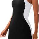 JOYSPELS Athletic Tennis Golf Dress for Women with Built-in Bra & Separate Shorts Spring Summer Dresses, Small