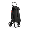 Foldable Grocery Shopping Cart with Wheels | Collapsible Personal Folding Cart for Groceries | Durable & Portable | Black